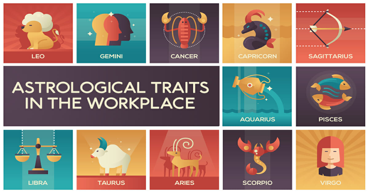 Zodiac Traits In The Workplace Workstyle By Astrology Sign